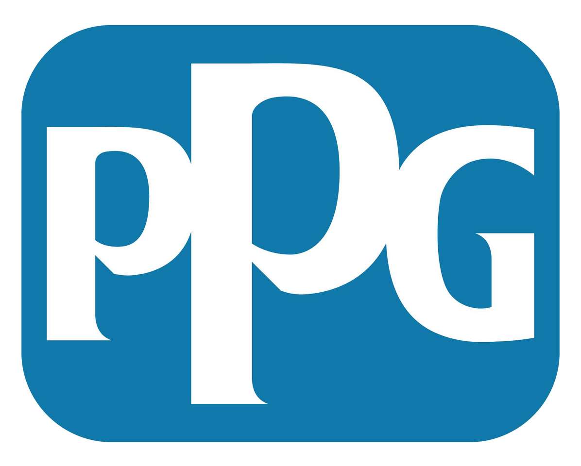 Kreatywne zdjęcie z logo PPG puzzle online ze zdjęcia