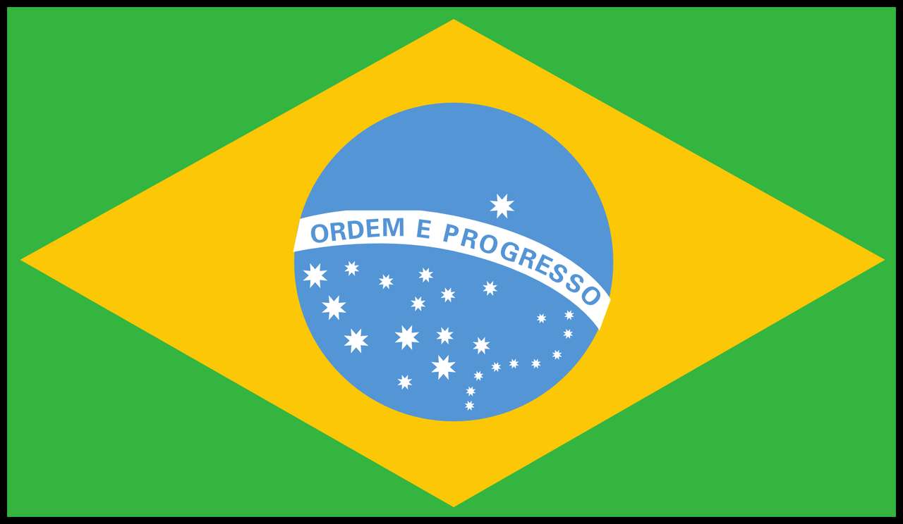 flaga brazylijska puzzle online