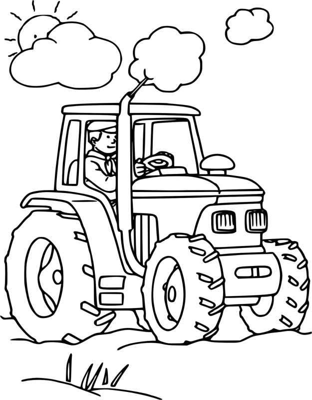 Traktor. p puzzle online ze zdjęcia