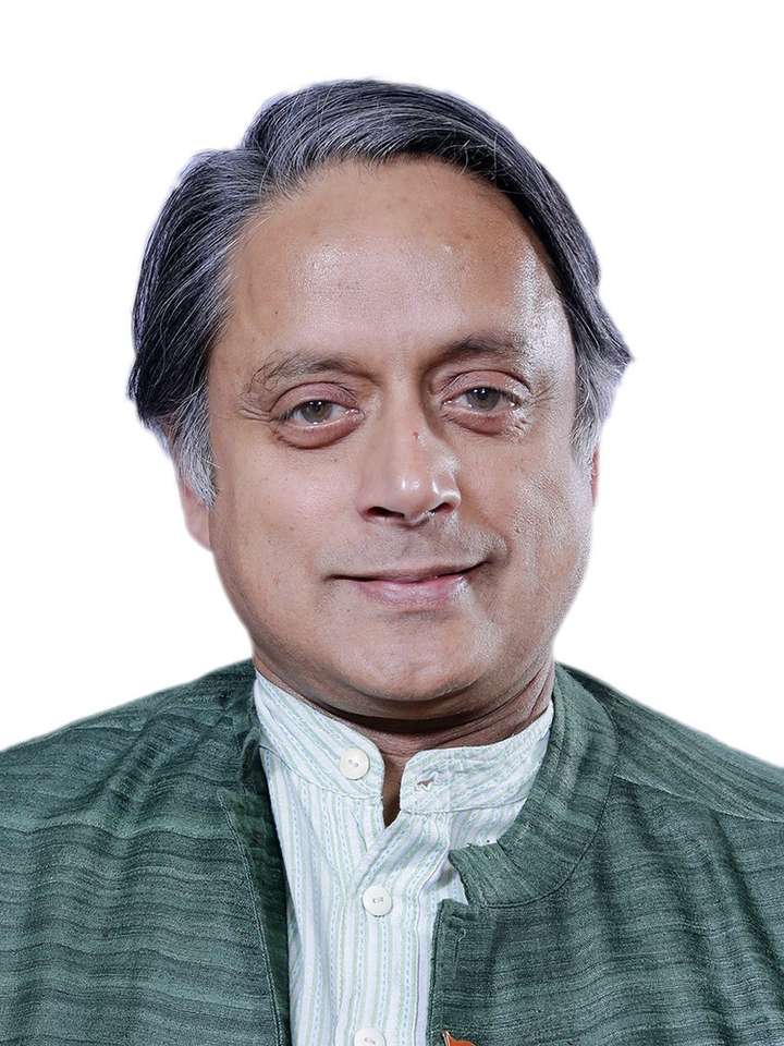 Shashi Tharoor puzzle online ze zdjęcia
