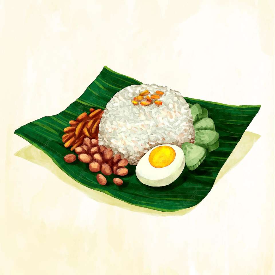 Malezyjskie jedzenie puzzle online ze zdjęcia