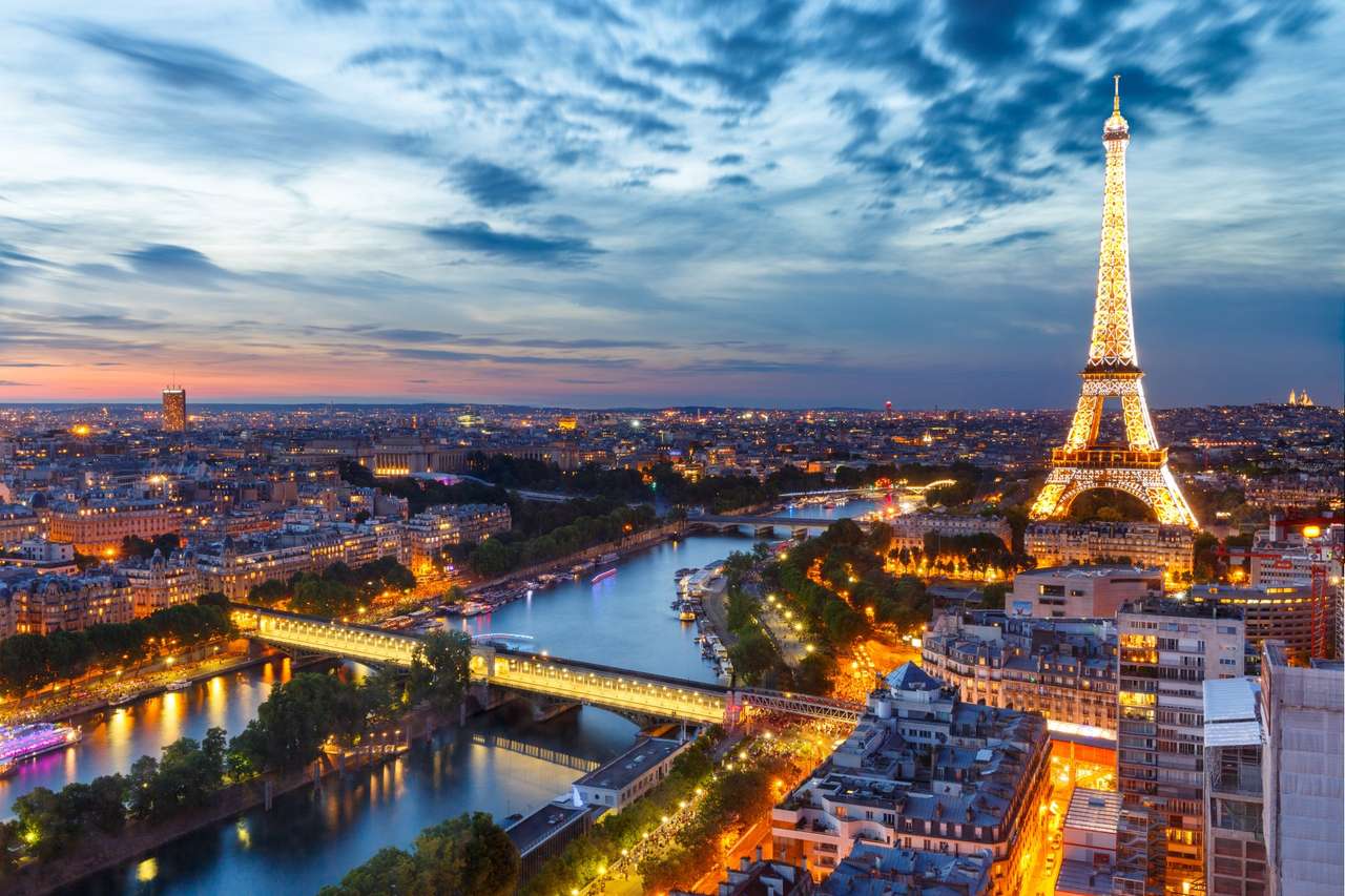 Widok na Paryż puzzle online ze zdjęcia