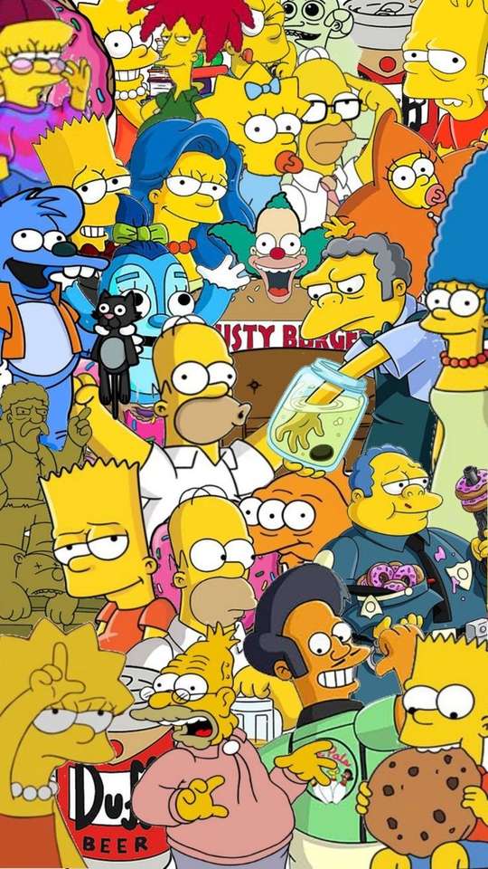 Simpsonowie puzzle online ze zdjęcia