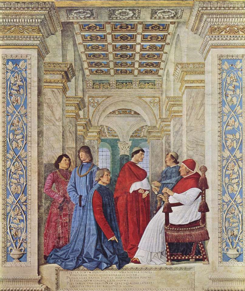 Sykstus IV mianuje Bartolomeo Platinę prefektem puzzle