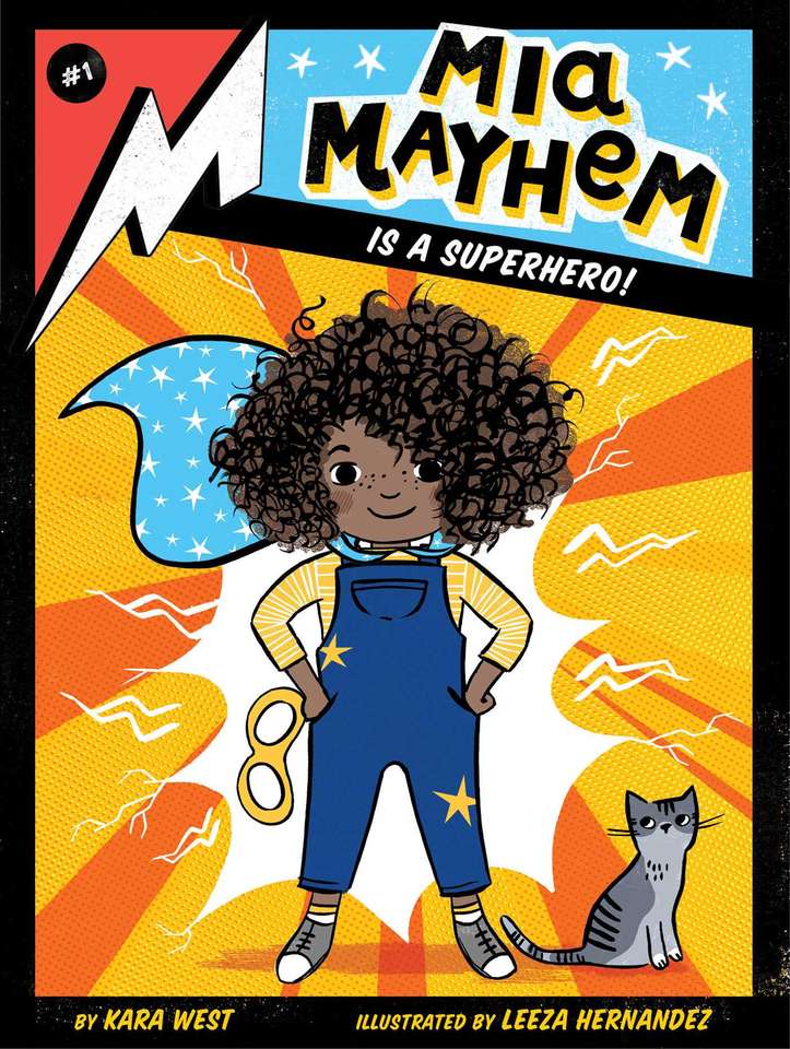 Mia Mayhem jest superbohaterką puzzle online ze zdjęcia