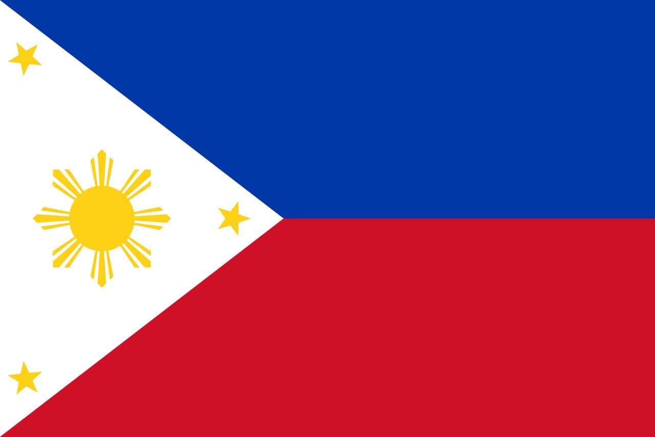 filipińskie vlajky puzzle online ze zdjęcia