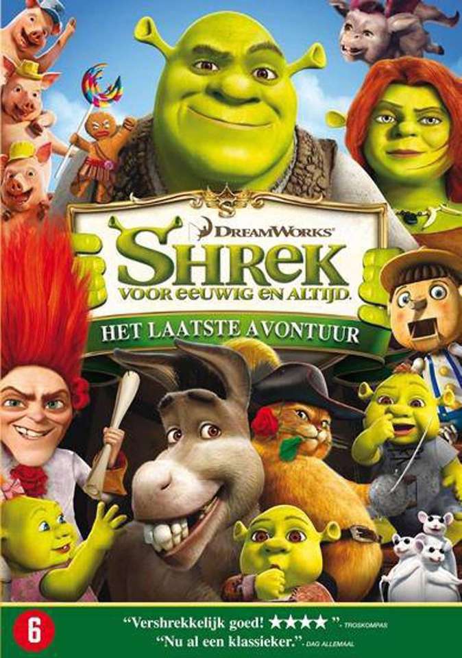 Shrek jako zagadka puzzle online