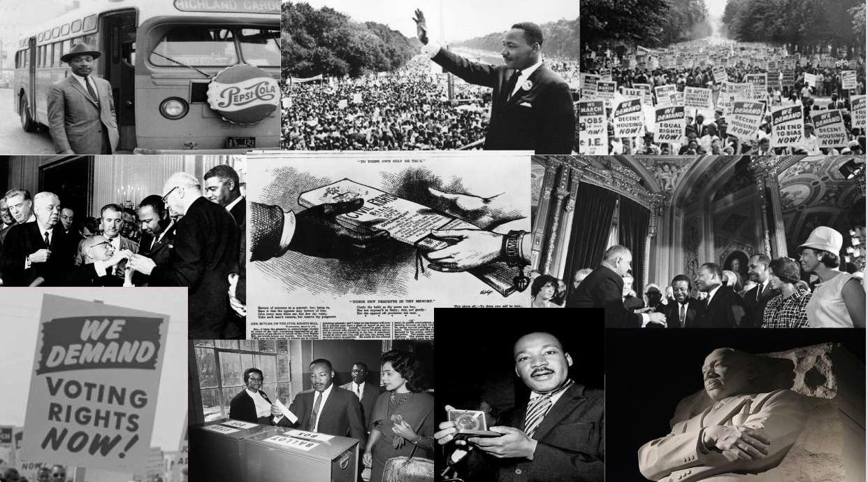 Martin Luther King puzzle online ze zdjęcia