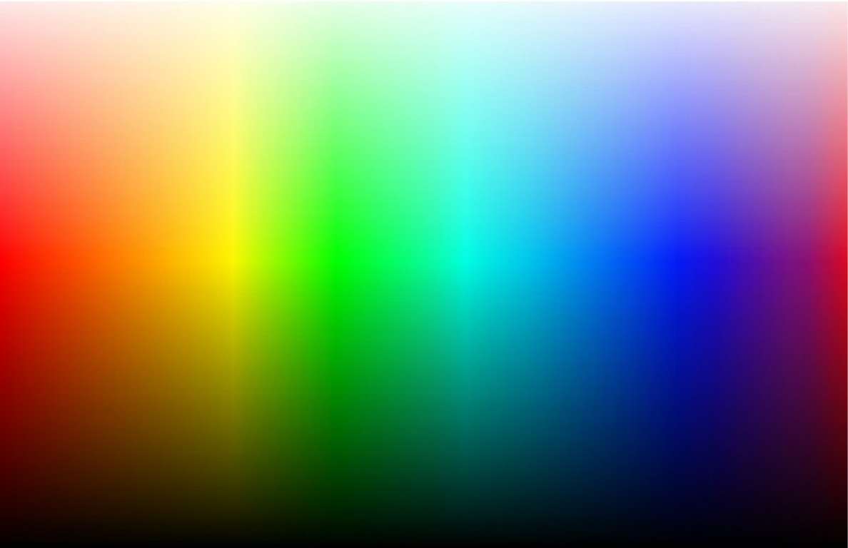 Pełne spektrum kolorów puzzle online