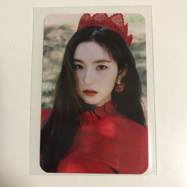 Irene photocard dzuh puzzle online ze zdjęcia