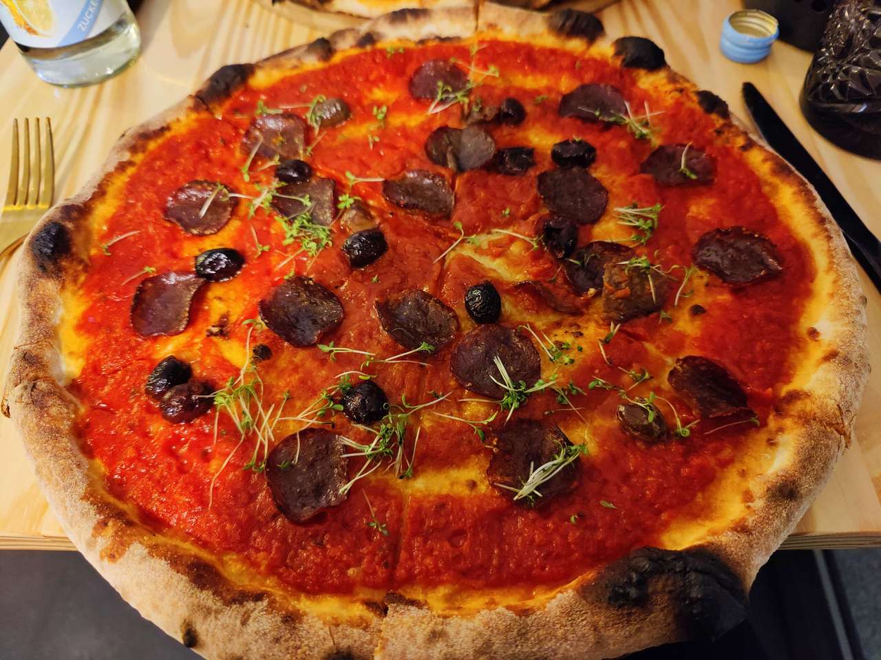 Pizza Chorizo puzzle online ze zdjęcia
