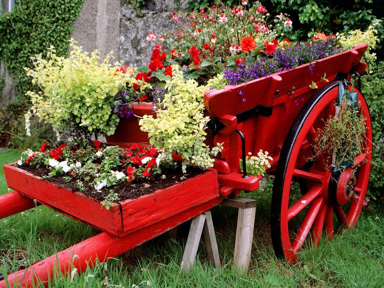 Wóz używany jako ogrodnik puzzle online