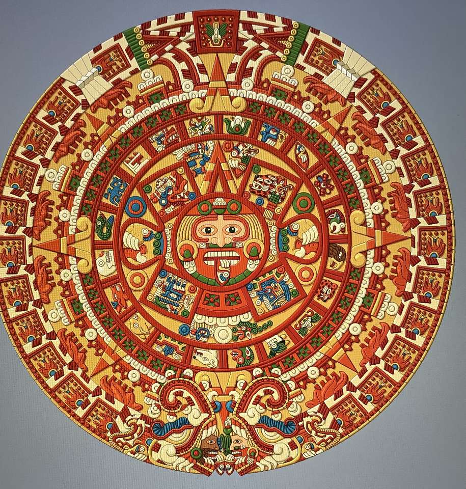 Azteckie słońce puzzle online