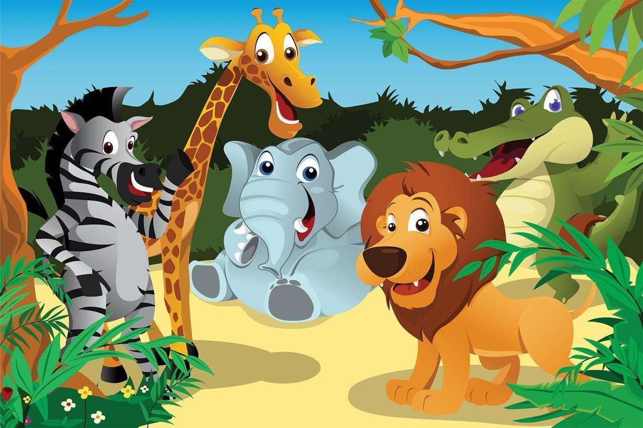 zoo dla dzieci puzzle online ze zdjęcia