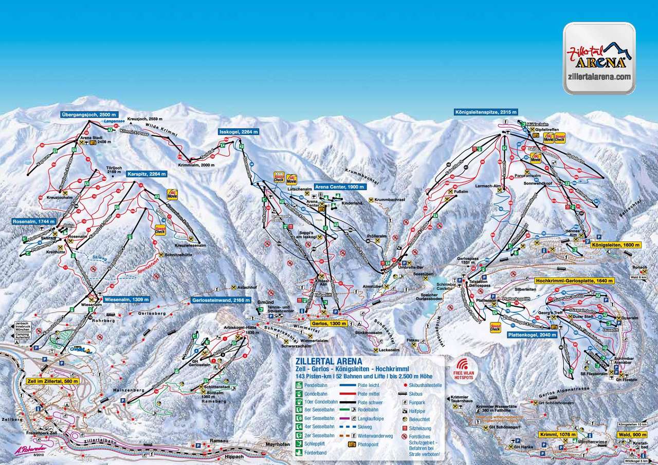teren narciarski puzzle online ze zdjęcia