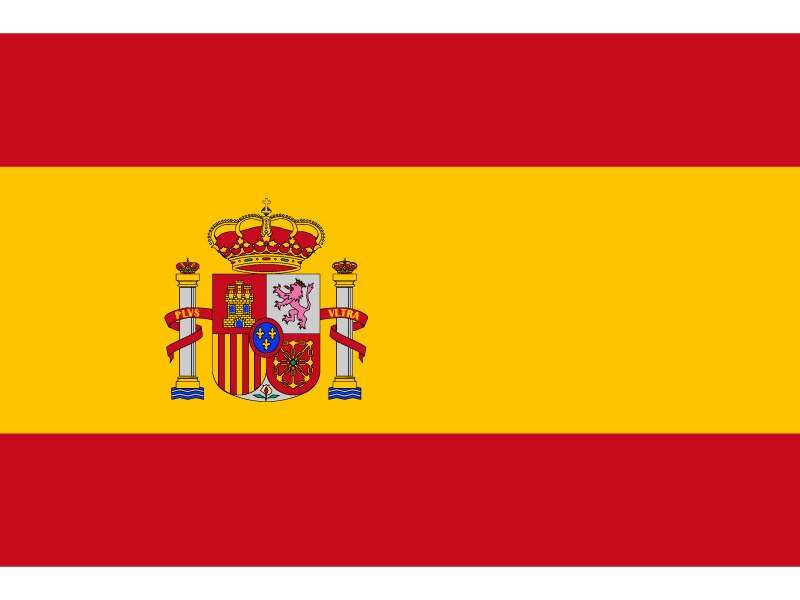 Hiszpania jest flagą puzzle online