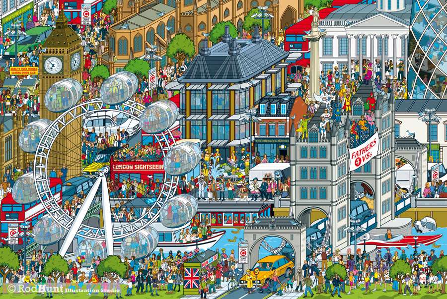 Zwiedzanie Londynu puzzle online ze zdjęcia