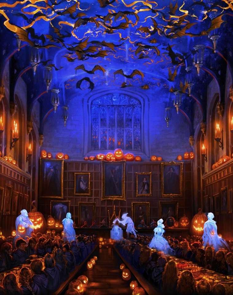 Hogwart Halloween puzzle online