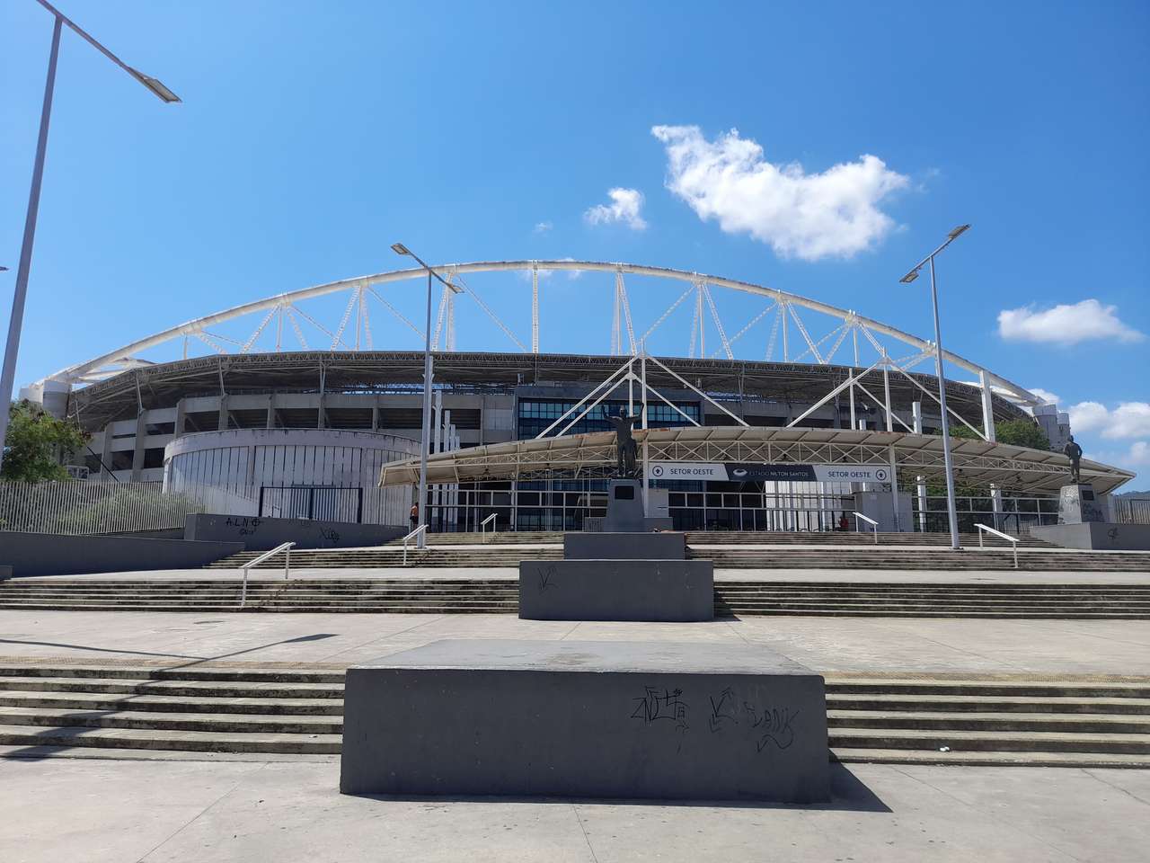 Główny dostęp do stadionu Botafogo w Rio de Janeiro puzzle online