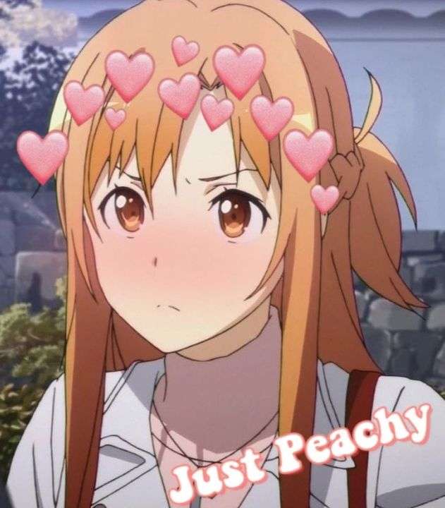 Asuna WaifUwU puzzle online ze zdjęcia