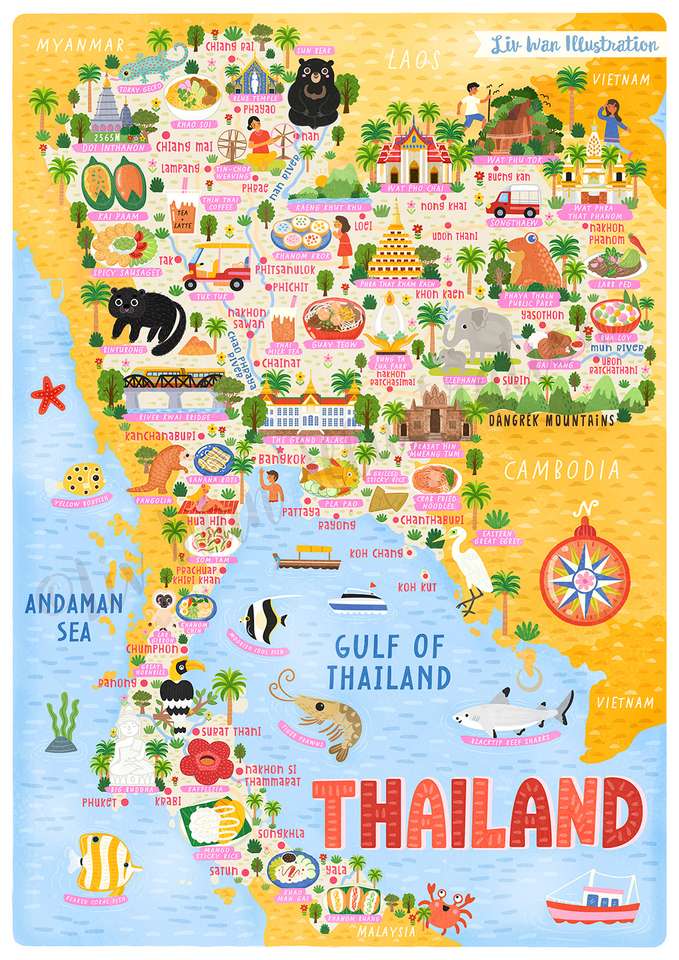 tajlandia puzzle online ze zdjęcia