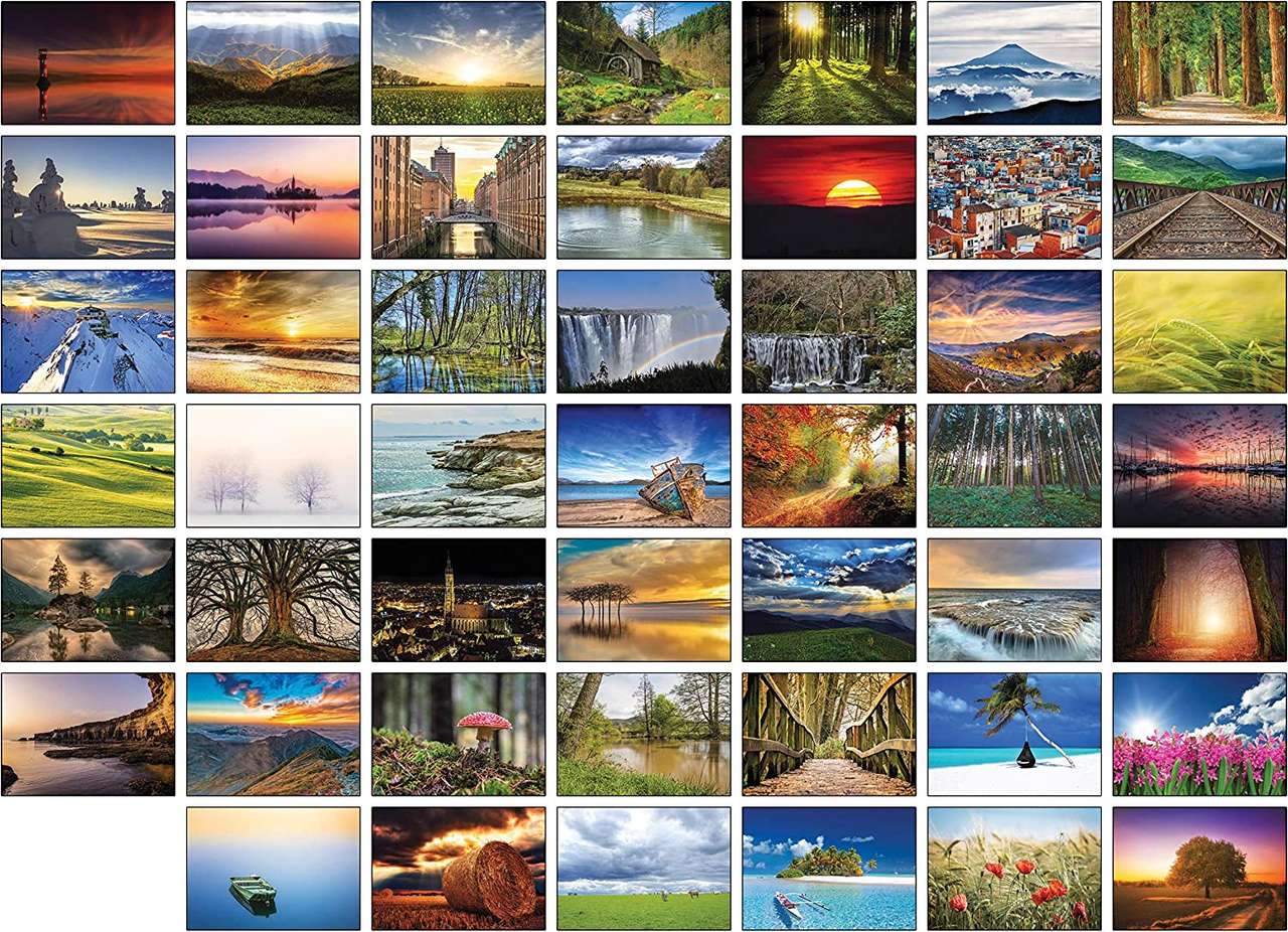 Pocztowkowe krajobrazy puzzle online