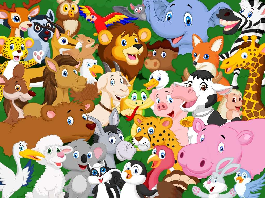 Dzikie i oswojone zwierzęta puzzle online ze zdjęcia