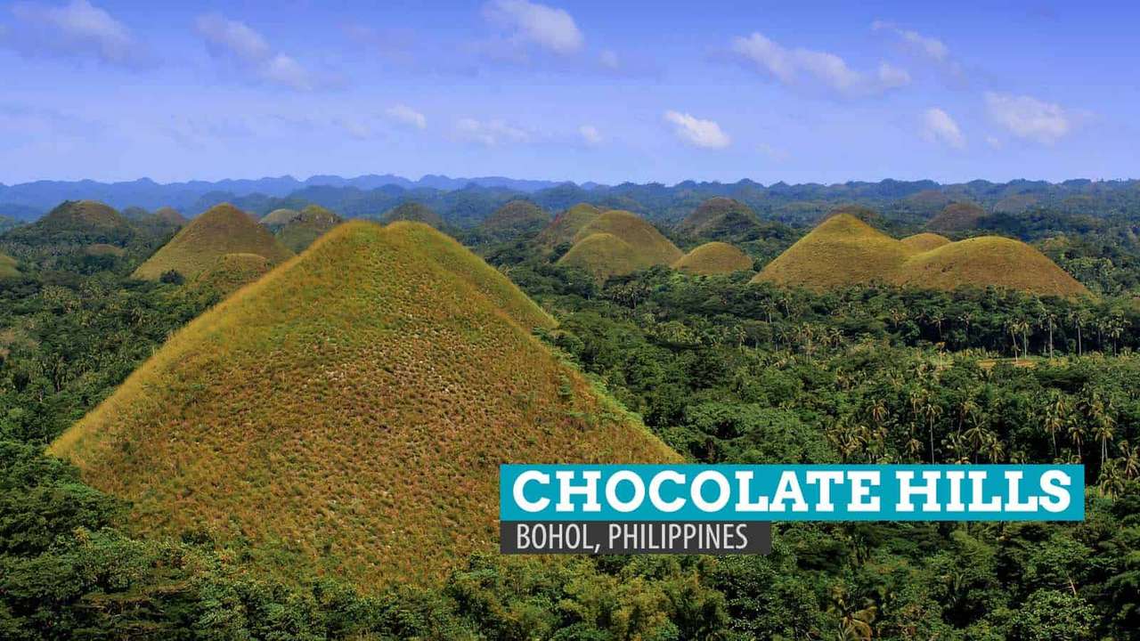 czekoladowe wzgórza puzzle online ze zdjęcia