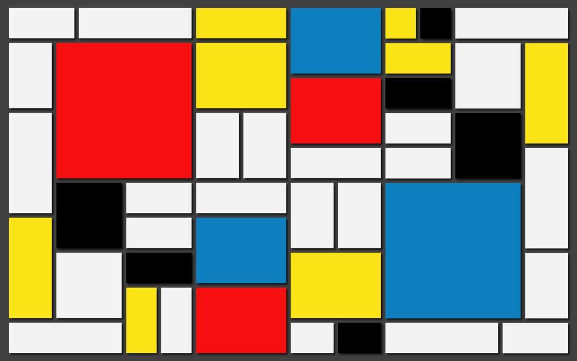 Mondriana puzzle online ze zdjęcia