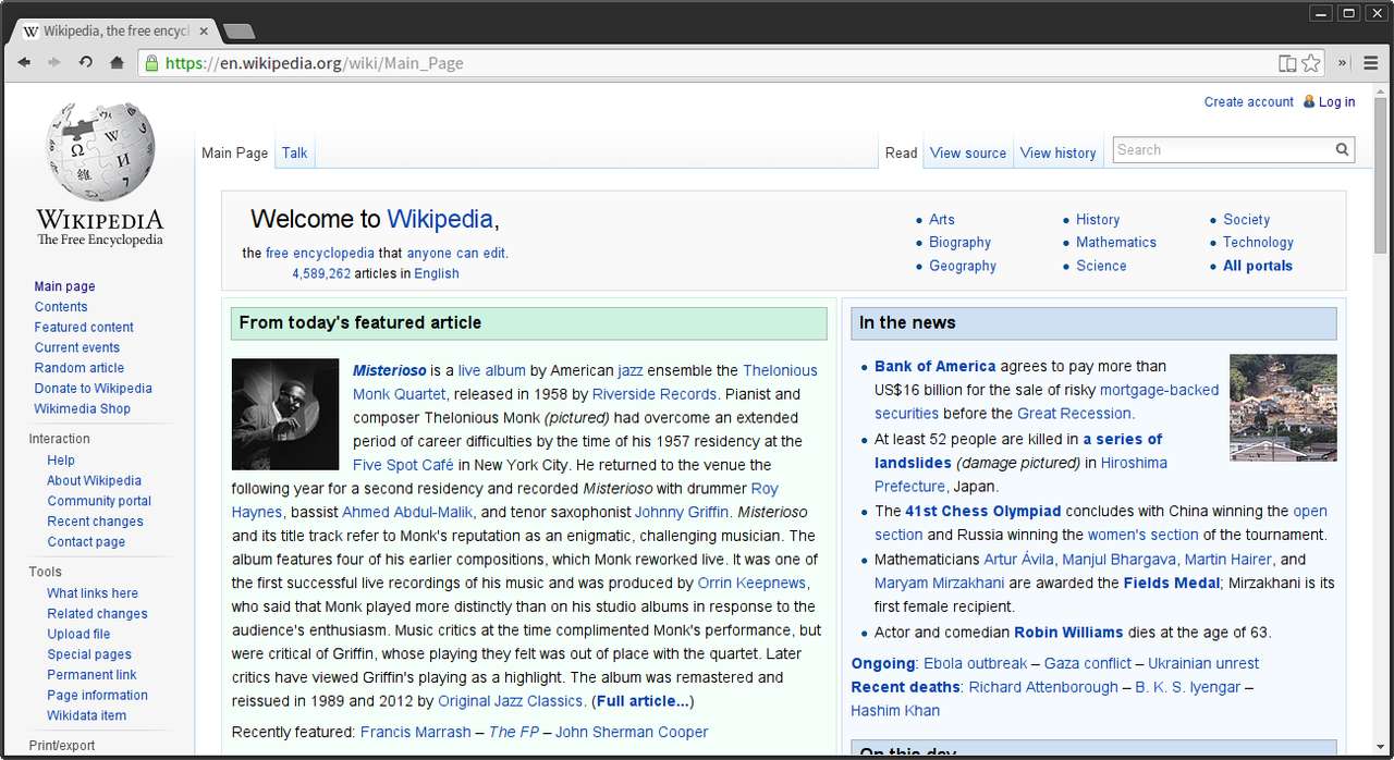 WIKIPEDIA puzzle online
