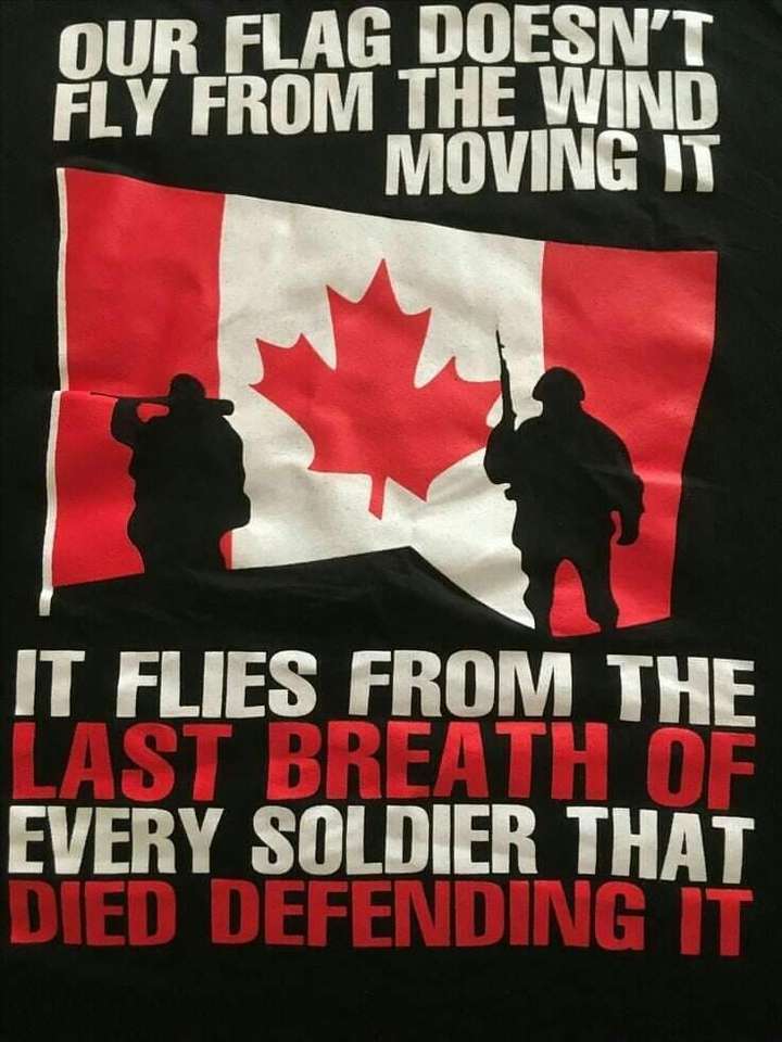 Kanadyjska flaga „Oddech” puzzle online ze zdjęcia