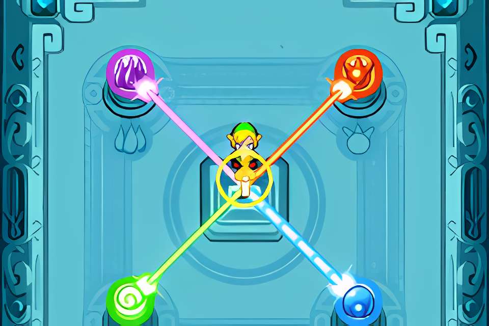 Zelda cztery żywioły puzzle online
