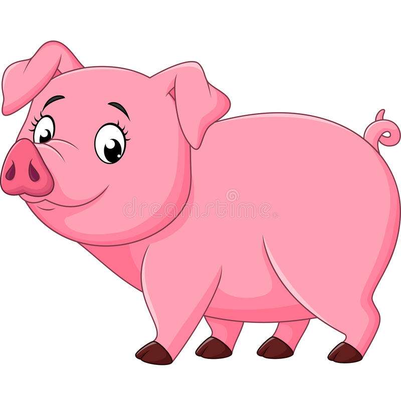 Śliczna świnka puzzle online ze zdjęcia