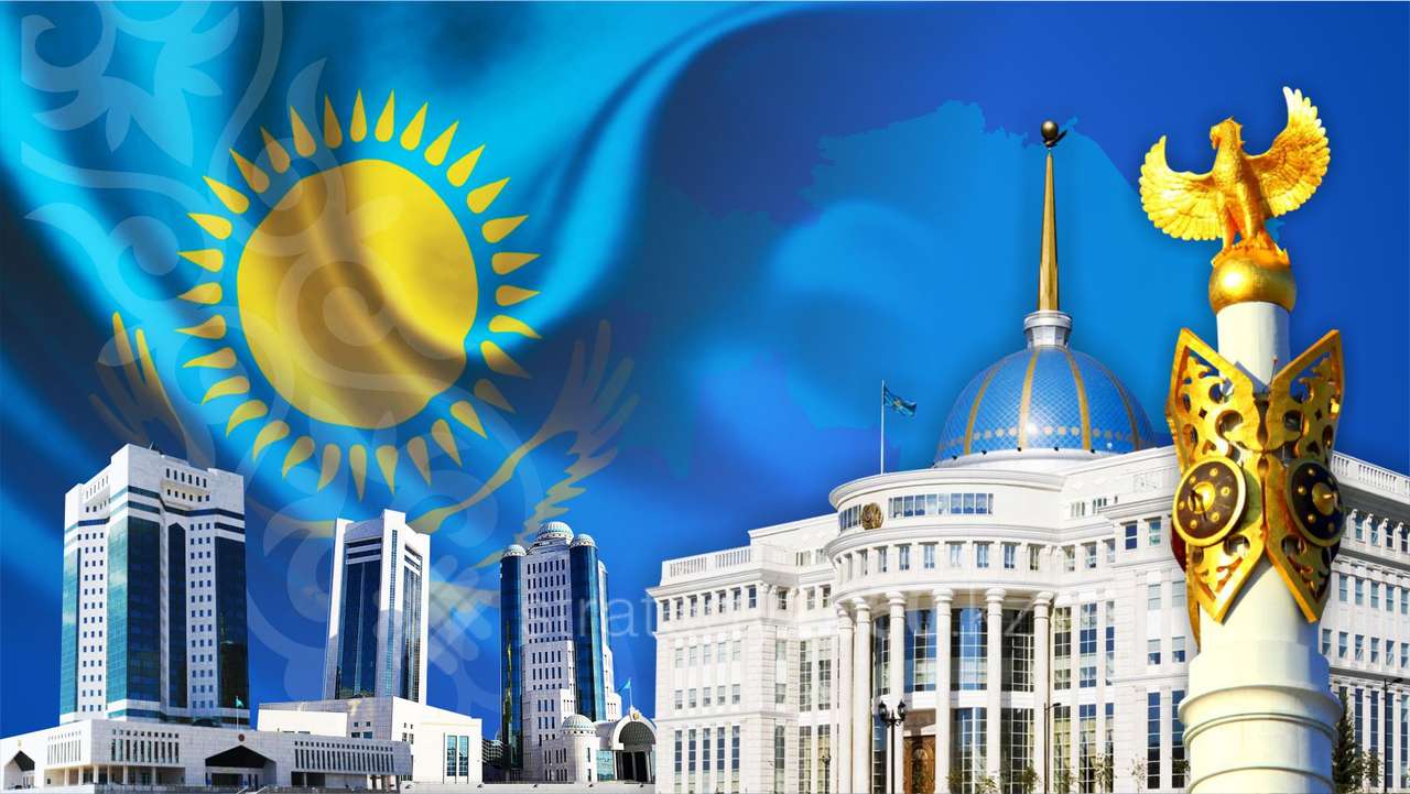 Menin elim -Kazachstan! puzzle online ze zdjęcia