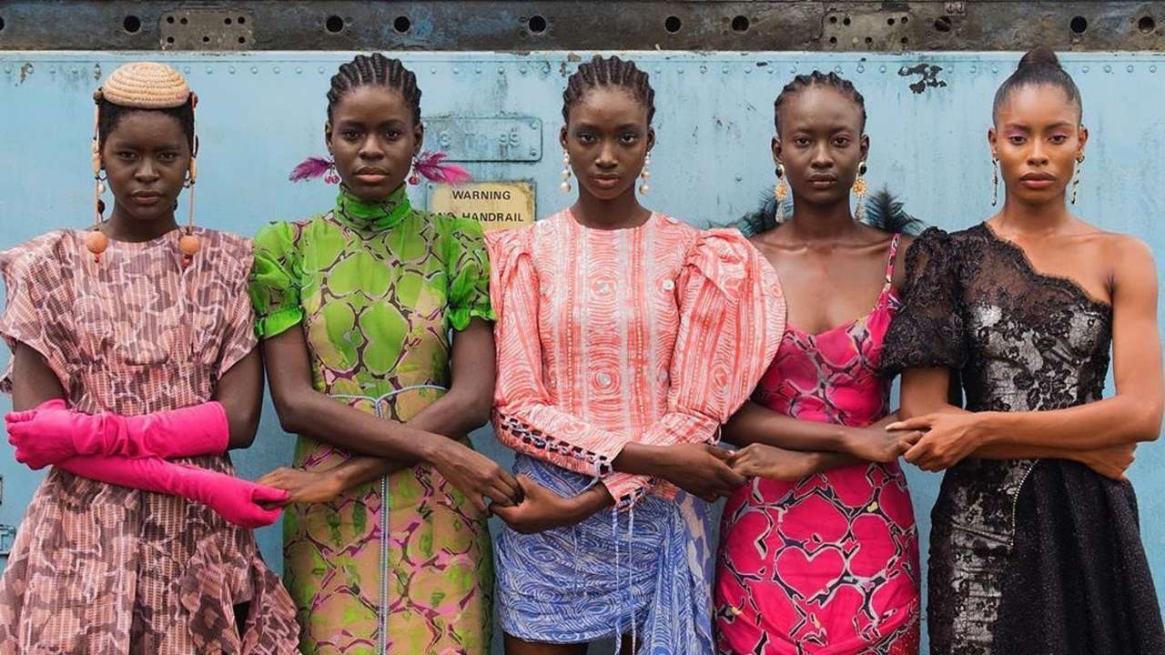 Afrykańska moda puzzle online ze zdjęcia
