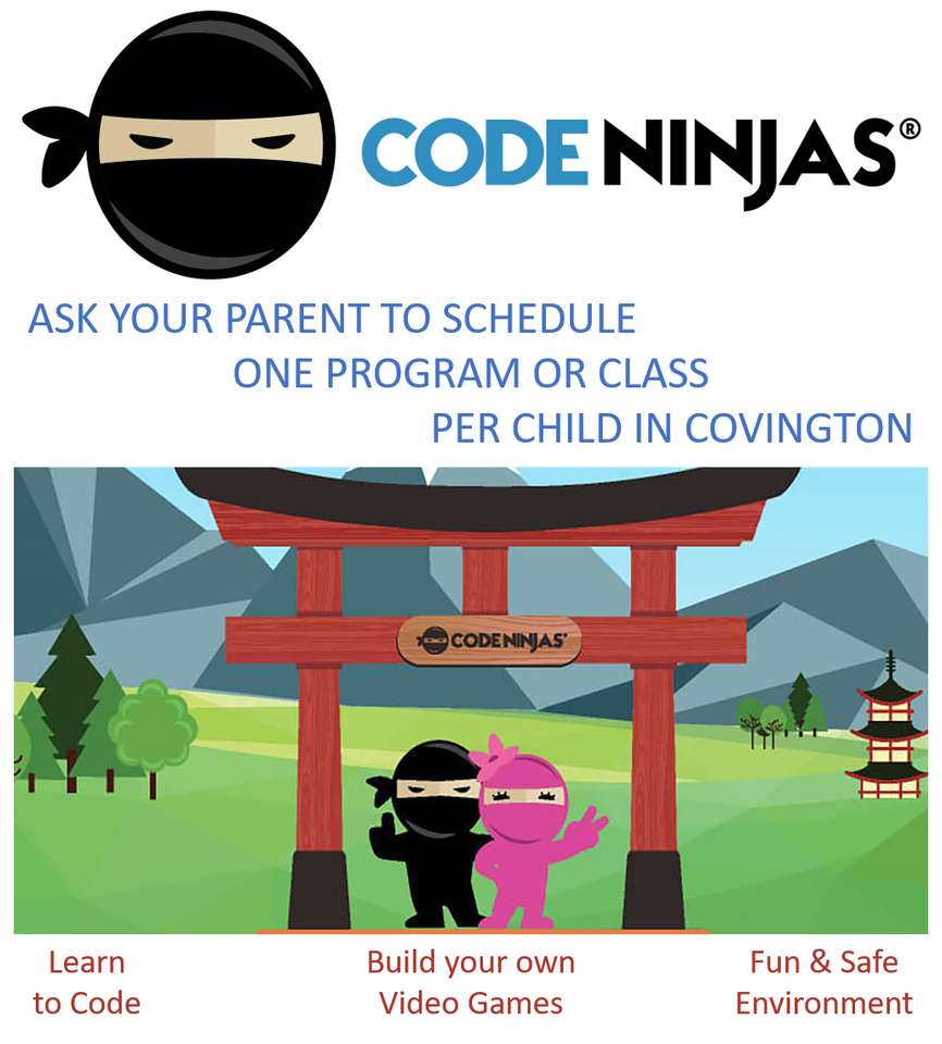 Code Ninjas GC puzzle online ze zdjęcia