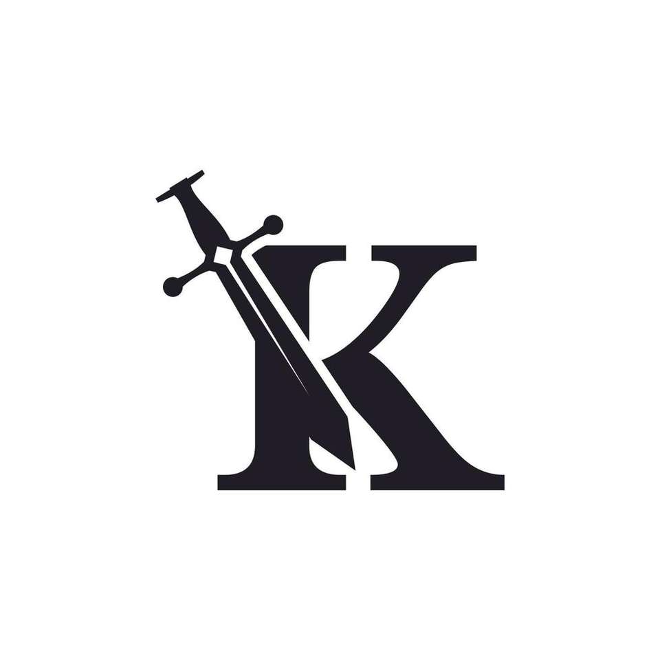 Ujawnienie litery K puzzle online ze zdjęcia