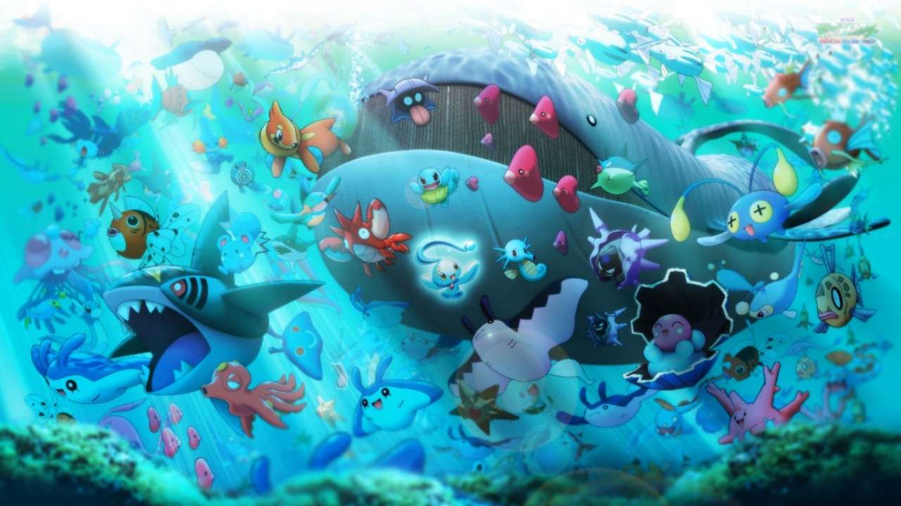 pokemony wodne puzzle online