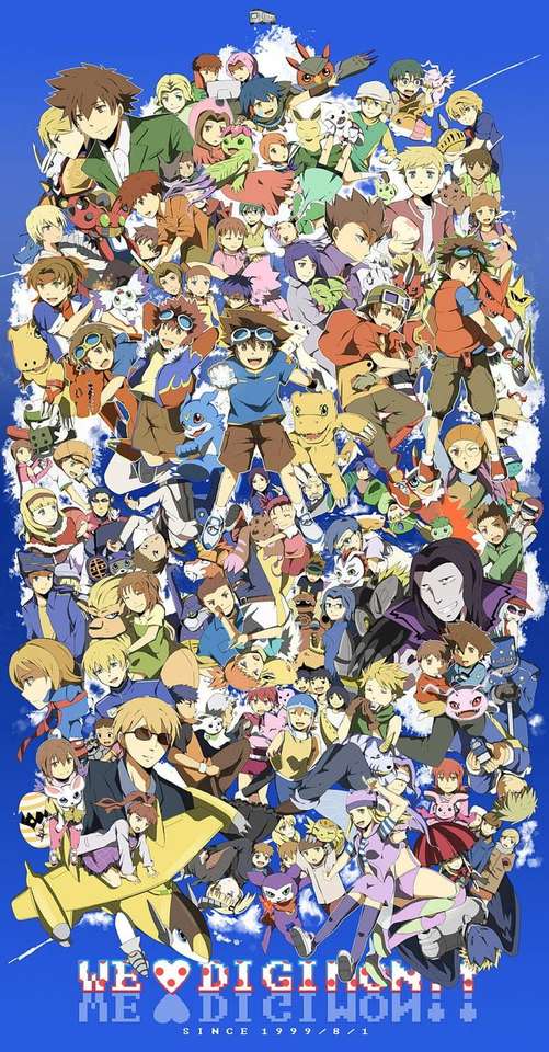 Układanka Digimon puzzle online