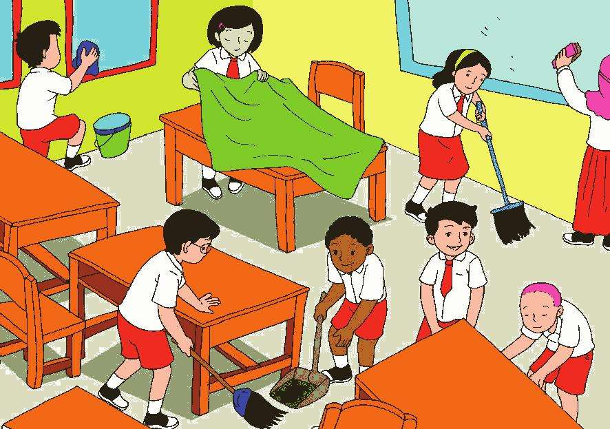 Sekolahku Bersih dan Sehat puzzle online