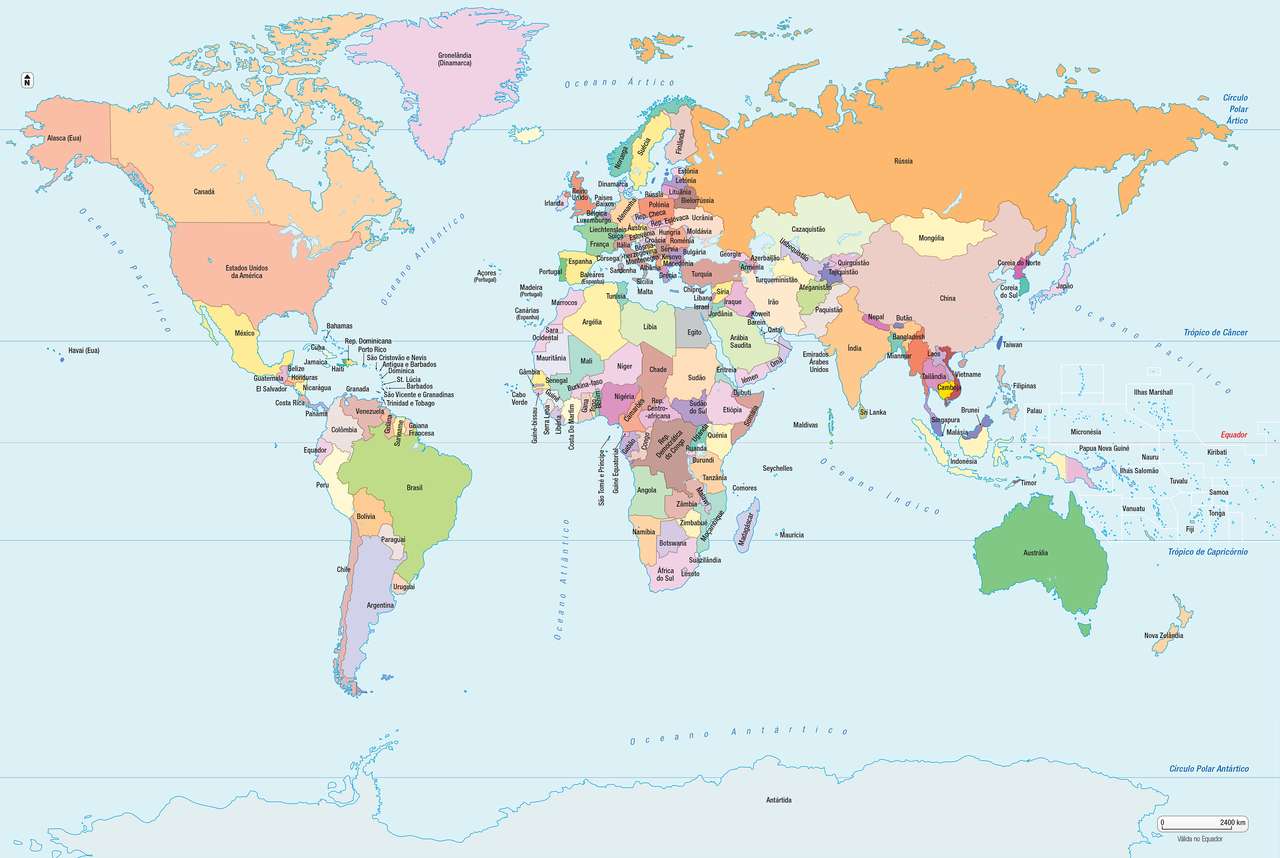 Mapa Świata puzzle online ze zdjęcia