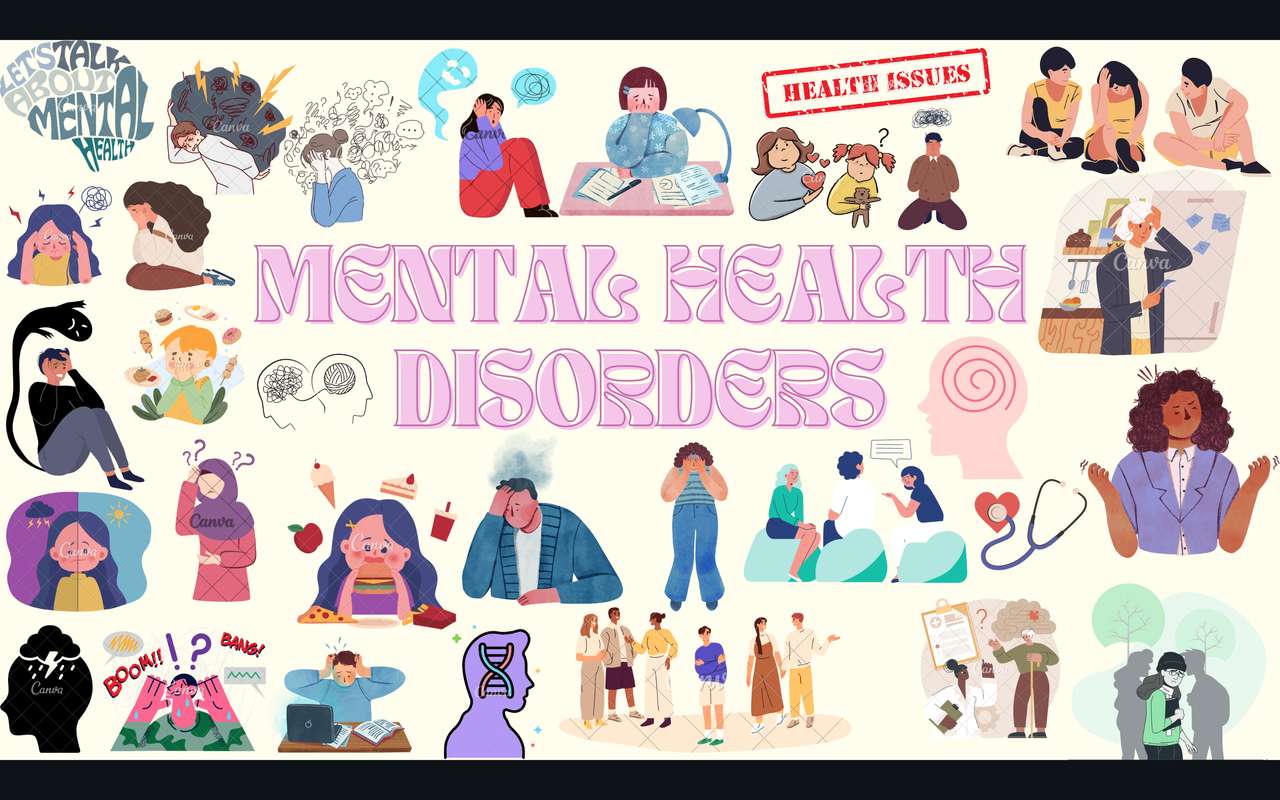Zaburzenia zdrowia psychicznego puzzle online ze zdjęcia