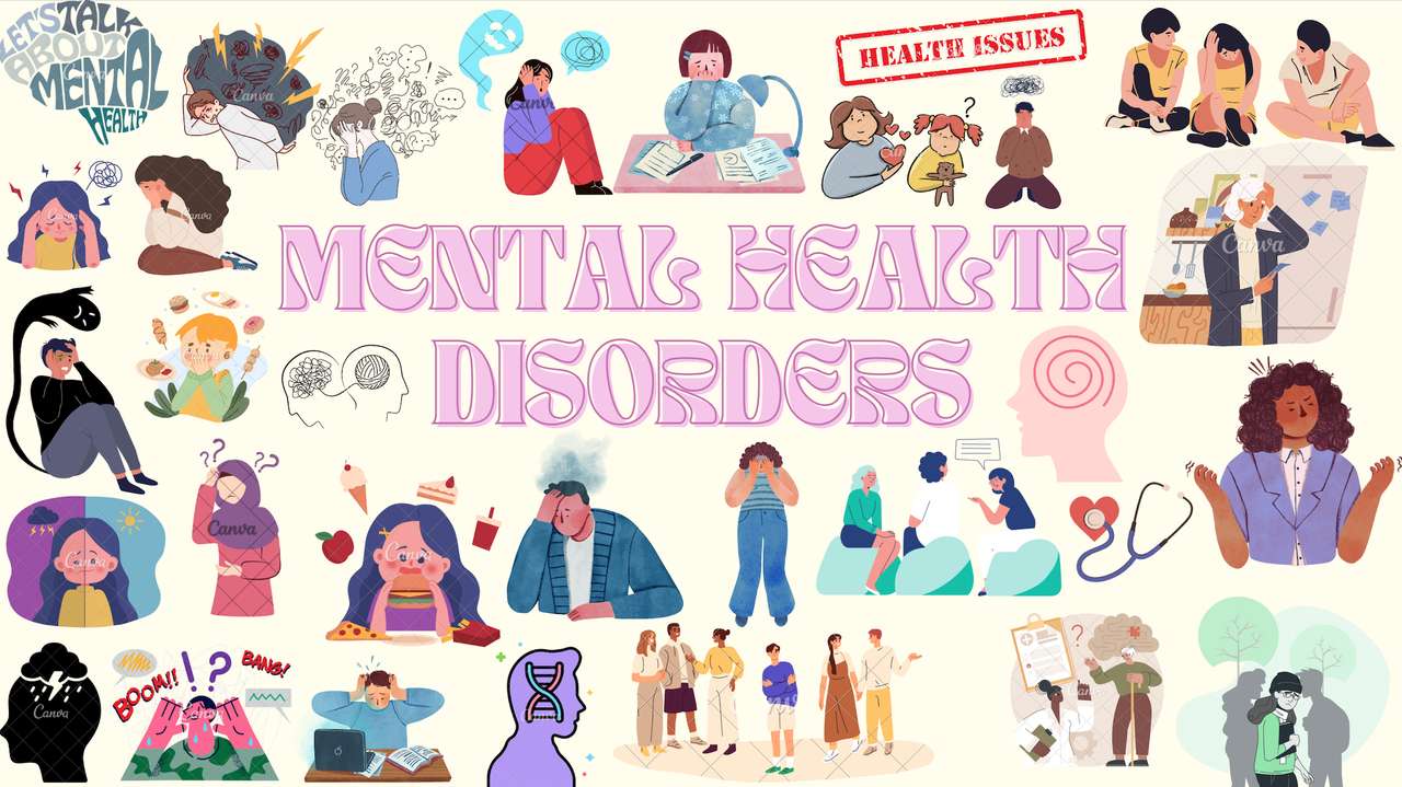 Zaburzenia zdrowia psychicznego puzzle online ze zdjęcia