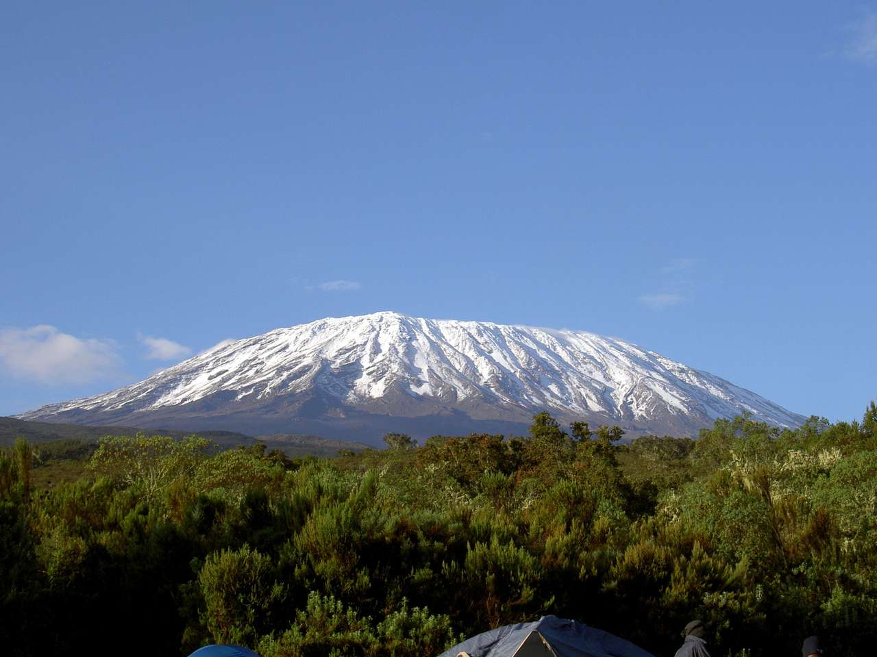 Килиманджаро puzzle online ze zdjęcia