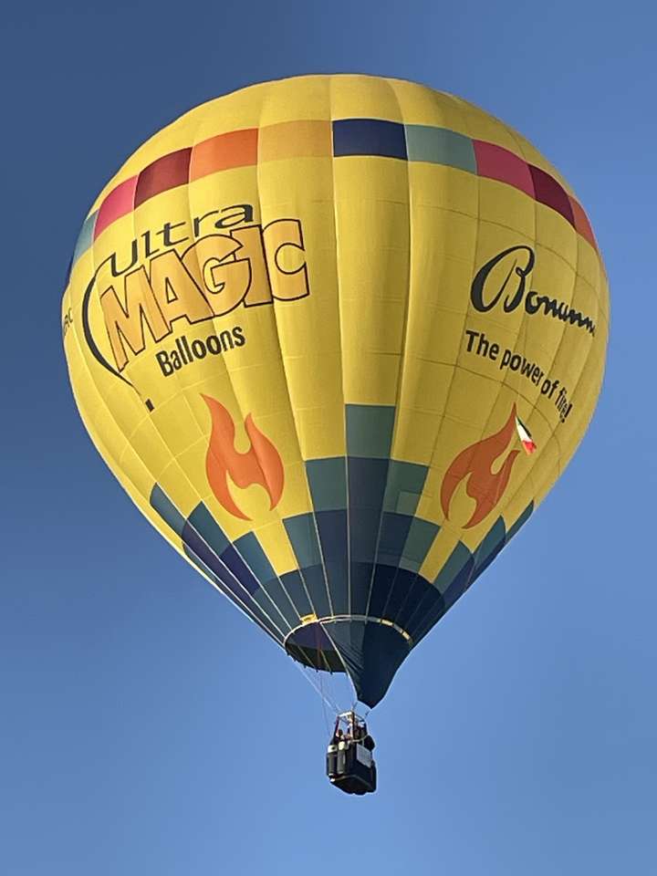 balon na gorące powietrze puzzle online ze zdjęcia