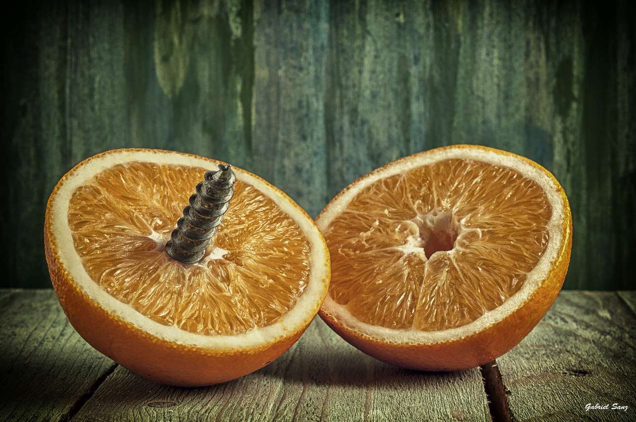 Pomarańczowy Śrubokręt puzzle