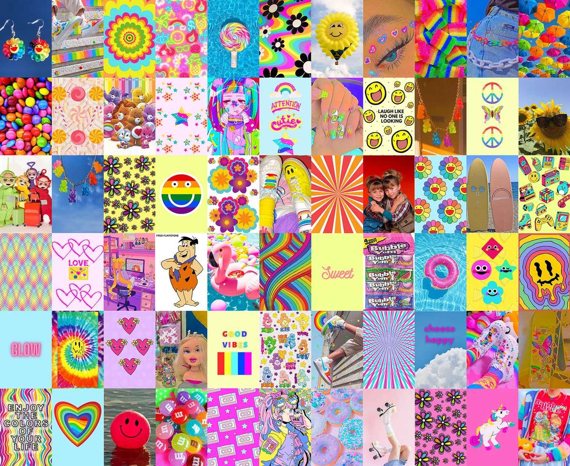 Kolorowo i wesolo puzzle online ze zdjęcia