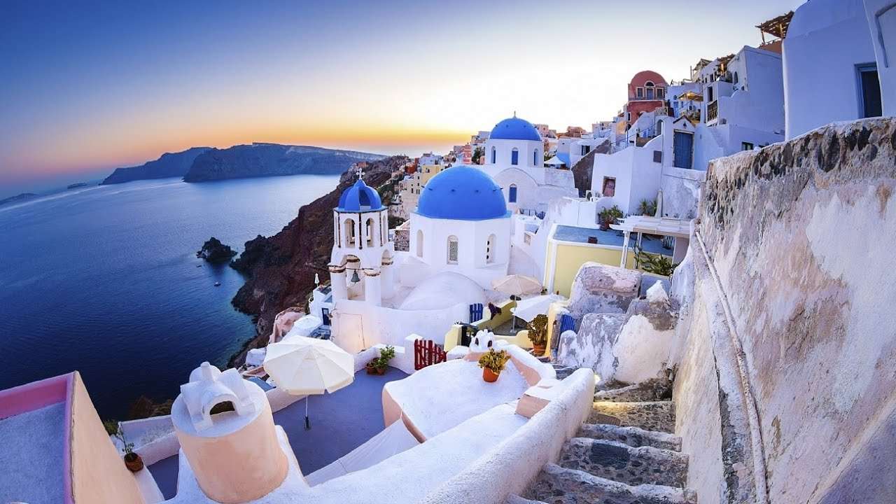 Santorini, Grecja puzzle online ze zdjęcia