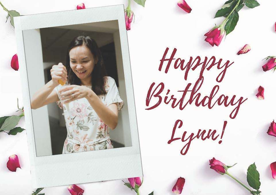 Lynn wszystkiego najlepszego z okazji urodzin puzzle online ze zdjęcia