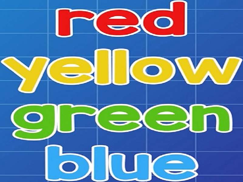 czerwony żółty zielony niebieski puzzle online ze zdjęcia